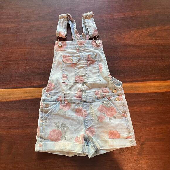 Girls Rompers Overalls Bundle of 4 Cherokee Jordache Art Class 6/6X GUC - Picture 2 of 10